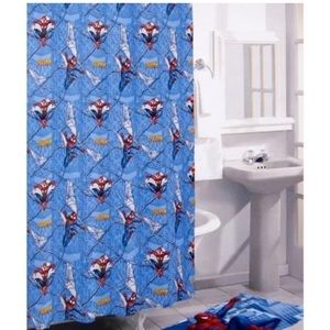 SPIDER-MAN vinyl shower curtain NWT